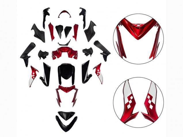 Carenado Moto Suzuki GSX-S 1000 2015-2020 - Rojo Negro