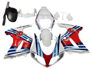 Carenado Moto Suzuki SV650 2003-2013 - Blanco Rojo Azul Martini