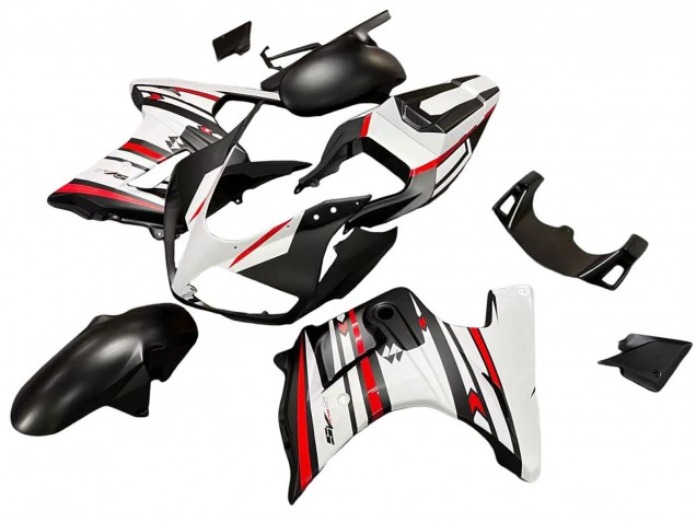 Carenado Moto Suzuki SV650 2003-2013 - Blanco Rojo Negro