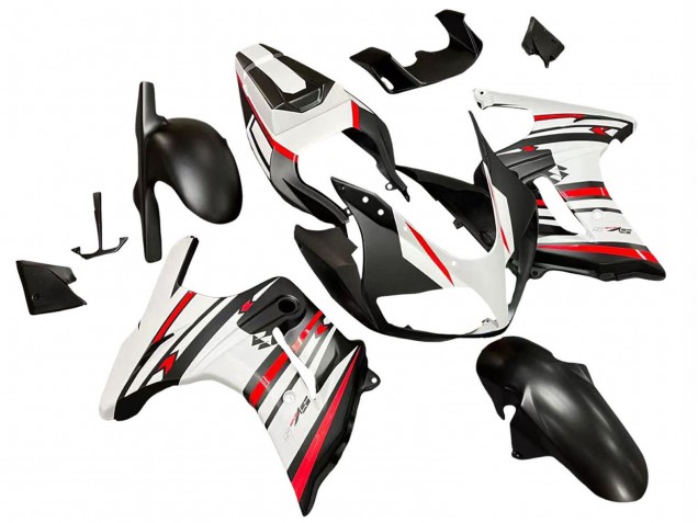 Carenado Moto Suzuki SV650 2003-2013 - Blanco Rojo Negro