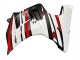 Carenado Moto Suzuki SV650 2003-2013 - Blanco Rojo Negro