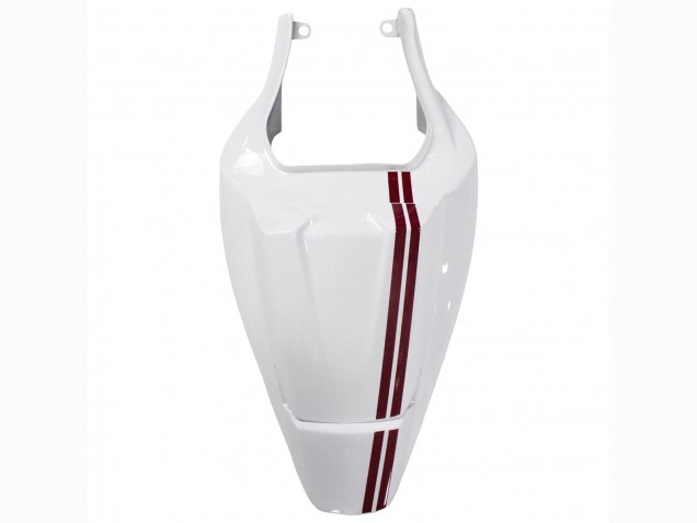 Carenado Moto Suzuki SV650 2003-2013 - Blanco Rojo Oscuro Línea