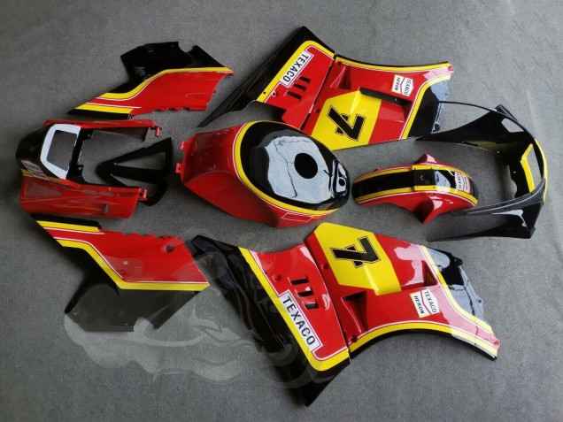 Carenado Moto Suzuki RG400 RG500 RG400/500 1984-1987 - Rojo Amarillo Negro 7