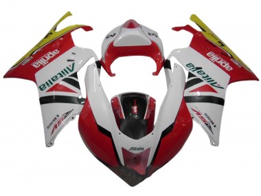 Carenado Moto Aprilia RSV1000 2003-2006 - Blanco Rojo Verde Amarillo Alitalia