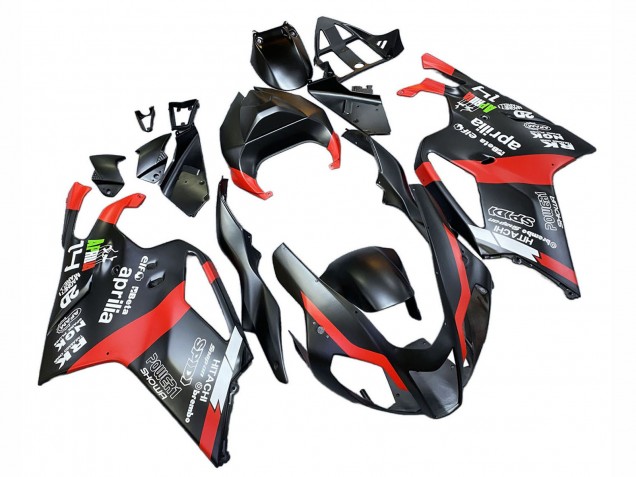 Carenado Moto Aprilia RSV1000 2003-2006 - Negro Rojo