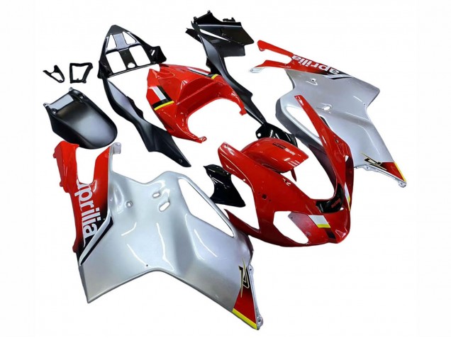 Carenado Moto Aprilia RSV1000 2003-2006 - Blanco Rojo Negro