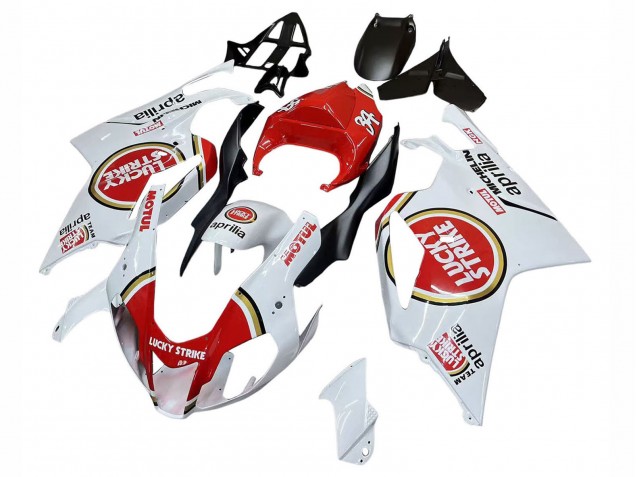 Carenado Moto Aprilia RSV1000 2003-2006 - Blanco Rojo Lucky Strike Motul 34