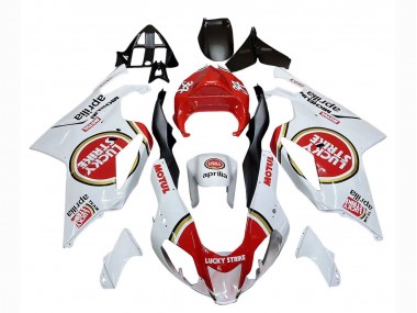 Carenado Moto Aprilia RSV1000 2003-2006 - Blanco Rojo Lucky Strike Motul 34
