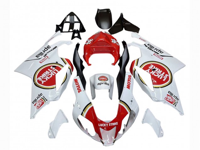 Carenado Moto Aprilia RSV1000 2003-2006 - Blanco Rojo Lucky Strike Motul 34