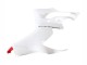 Carenado Moto Ducati Panigale V2 2020-2024 - Blanco Rojo Negro Mate