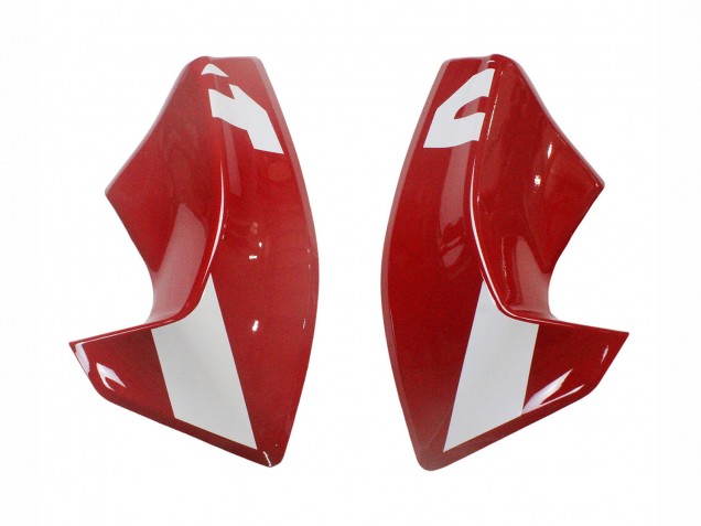 Carenado Moto Ducati Panigale V2 2020-2024 - Rojo Negro Brillante Monstruo Corse