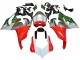 Carenado Moto Ducati Panigale V2 2020-2024 - Plata Rojo Verde