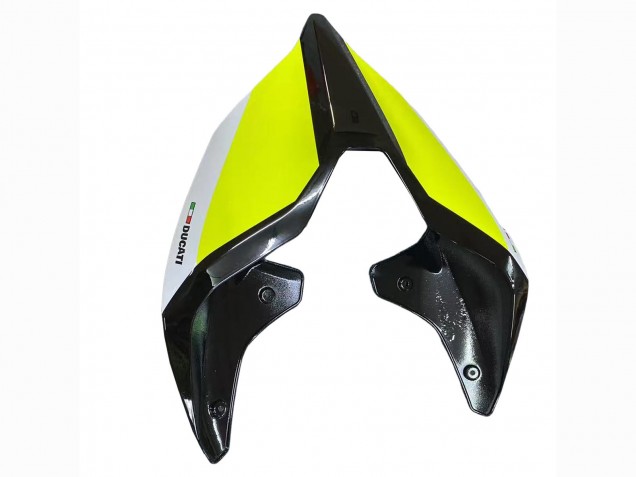 Carenado Moto Ducati Panigale V2 2020-2024 - Blanco Verde Lima Negro Brillante Stein Dinse VR 46