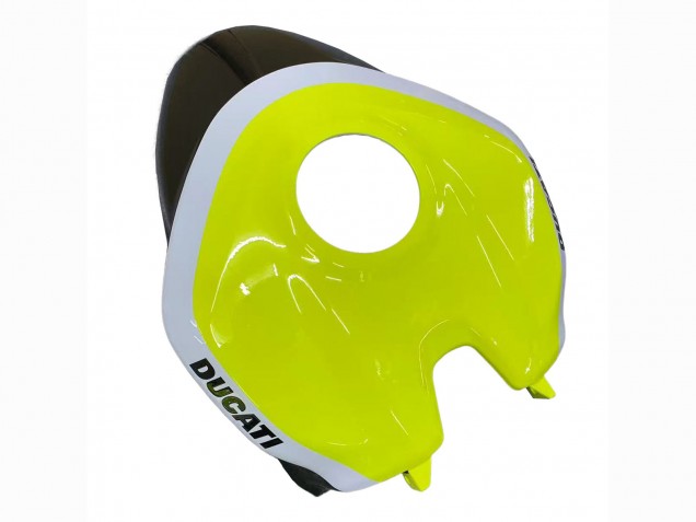 Carenado Moto Ducati Panigale V2 2020-2024 - Blanco Verde Lima Negro Brillante Stein Dinse VR 46