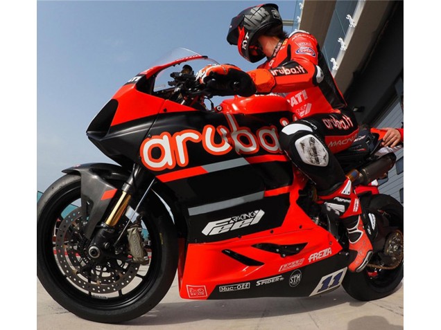 Carenado Moto Ducati Panigale V4 V4S 2018-2019 - Rojo Negro Brillante Aruba 11
