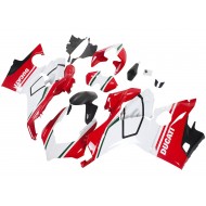 Carenado Moto Ducati Panigale V4 V4S 2018-2019 - Blanco Rojo Negro Mate