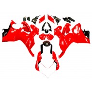 Carenado Moto Ducati Panigale V4 V4S 2018-2019 - Blanco Rojo Negro Brillante