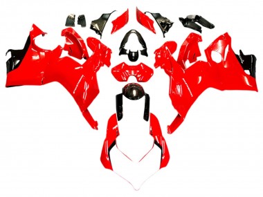 Carenado Moto Ducati Panigale V4 V4S 2018-2019 - Blanco Rojo Negro Brillante