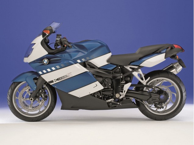 Carenado Moto BMW K1200S 2005-2010 - Blanco Azul Oscuro