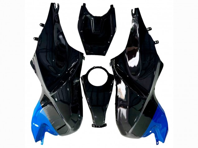 Carenados Moto BMW K1200S 2005-2010 - Plata Azul Negro