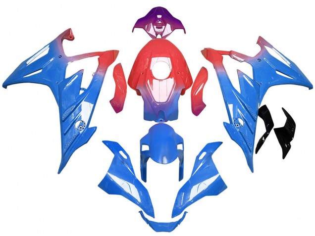 Carenado Moto BMW S1000RR 2023-2024 - Gradiente Azul Rojo