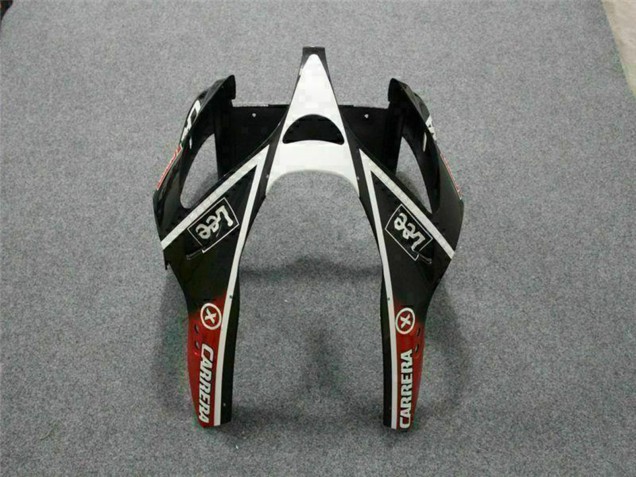 Carenado Moto Kawasaki ZX6R 2000-2002 - Blanco Rojo Amarillo Verde Negro Brillante Estrella EuroBet
