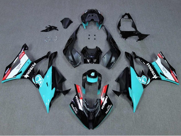 Carenado Moto BMW S1000RR 2019-2022 - Negro Cian Petronas