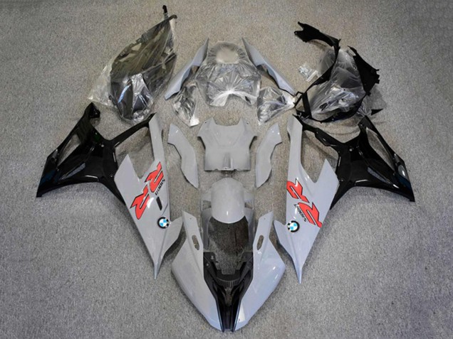 Carenado Moto BMW S1000RR 2019-2022 - Negro Gris Blanco