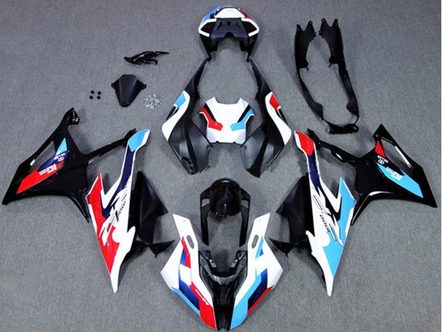 Carenado Moto BMW S1000RR 2019-2022 - Negro Blanco Azul