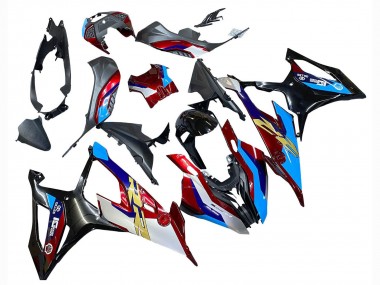 Carenados Moto BMW S1000RR 2019-2022 - Blanco Azul Rojo Negro