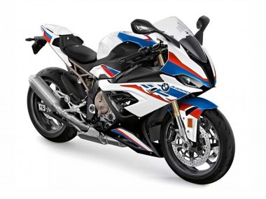 Carenado Moto BMW S1000RR 2019-2022 - Blanco Azul Rojo