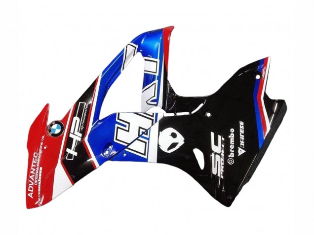 Kits Carenado Moto BMW S1000RR 2017-2018 - Blanco Azul Rojo Negro Brillante