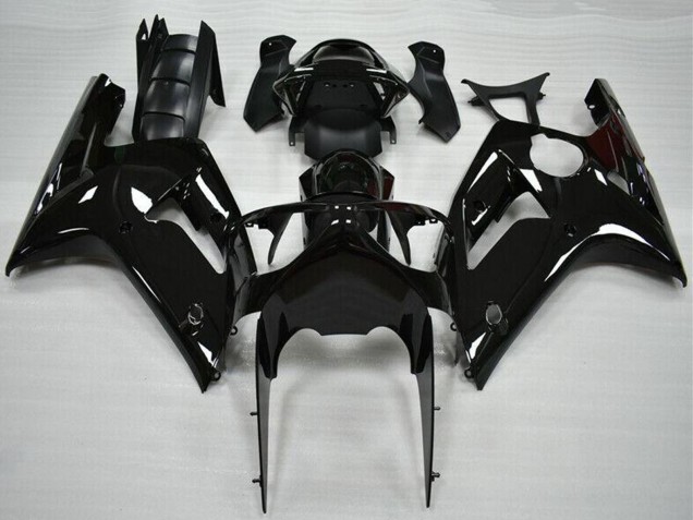 Carenados Moto Kawasaki ZX6R 2003-2004 - Negro Brillante