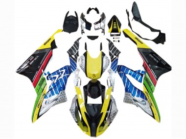 Carenado Moto BMW S1000RR 2017-2018 - Amarillo Azul Rojo Verde Negro VR