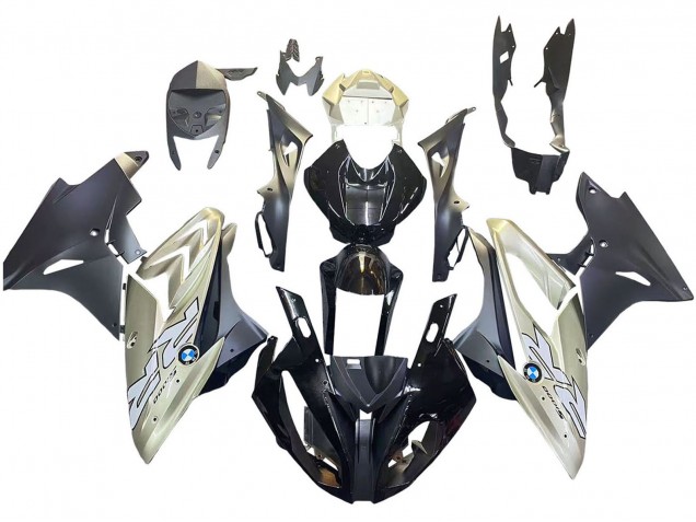 Carenado Moto BMW S1000RR 2017-2018 - Plata Negro