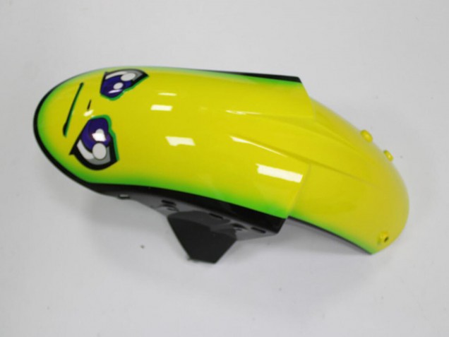 Carenado Moto Kawasaki ZX6R 2005-2006 - Azul Amarillo Negro Tiburón
