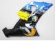 Carenado Moto Kawasaki ZX6R 2005-2006 - Azul Amarillo Negro Tiburón