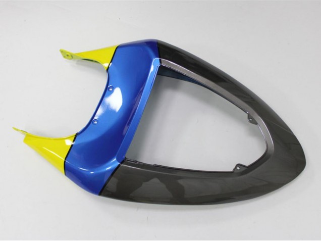 Carenado Moto Kawasaki ZX6R 2005-2006 - Azul Amarillo Negro Tiburón
