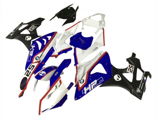 Carenado Moto BMW S1000RR 2009-2014 - Blanco Rojo Azul Negro HP