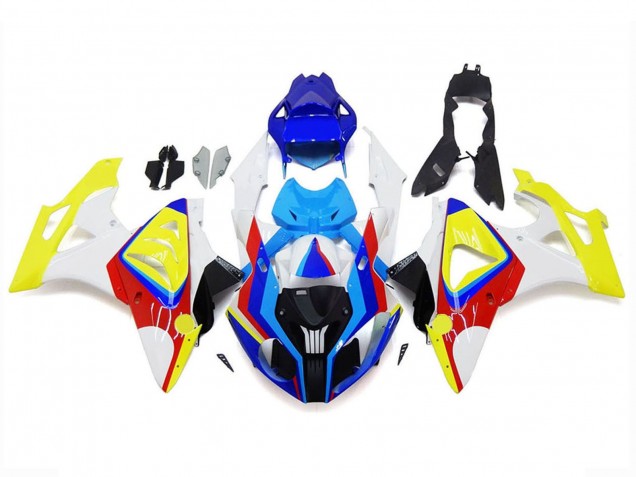 Carenado Moto BMW S1000RR 2009-2014 - Blanco Rojo Azul Amarillo