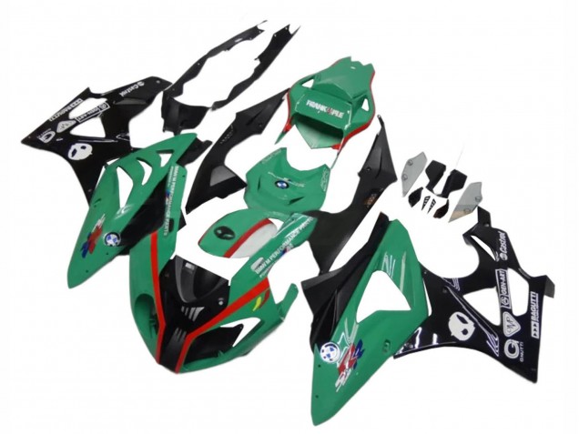Carenado Moto BMW S1000RR 2009-2014 - Verde Rojo Negro