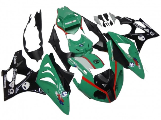 Carenado Moto BMW S1000RR 2009-2014 - Verde Rojo Negro