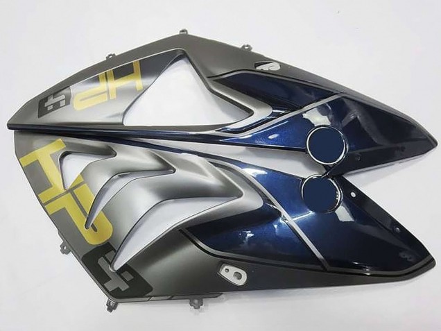 Carenado Moto BMW S1000RR 2009-2014 - Plata Azul Negro Brillante
