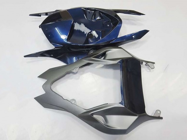 Carenado Moto BMW S1000RR 2009-2014 - Plata Azul Negro Brillante