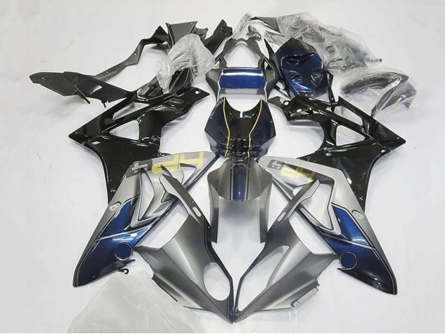 Carenado Moto BMW S1000RR 2009-2014 - Plata Azul Negro Brillante