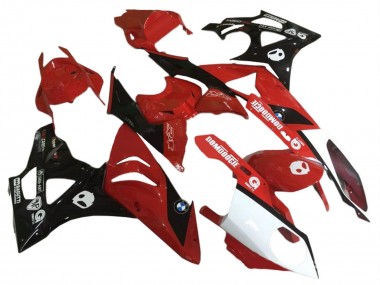 Carenado Moto BMW S1000RR 2009-2014 - Rojo Blanco Negro Brillante