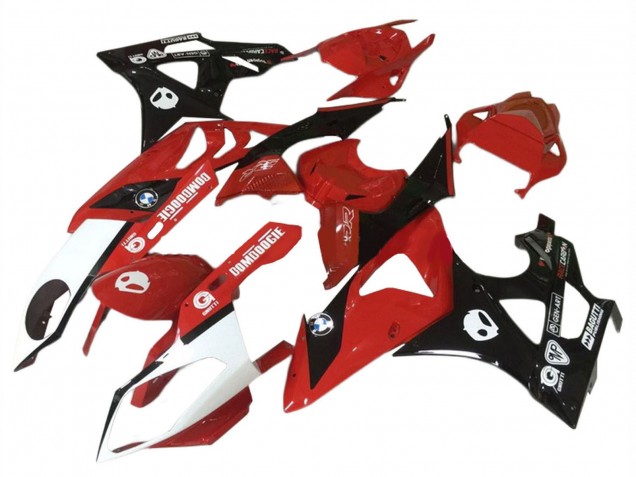 Carenado Moto BMW S1000RR 2009-2014 - Rojo Blanco Negro Brillante