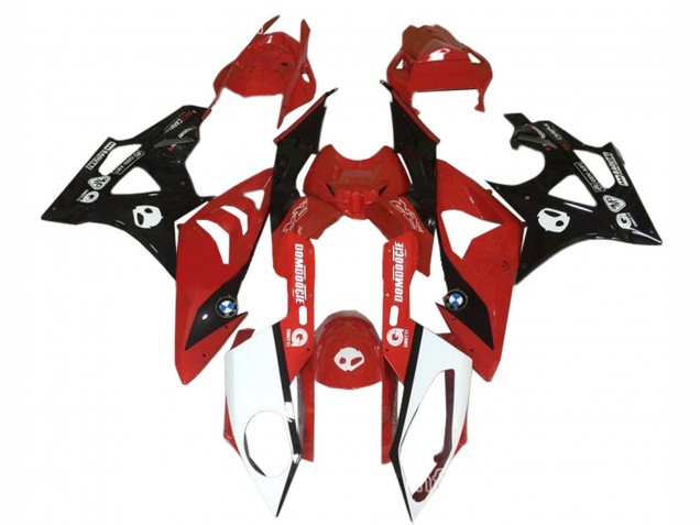 Carenado Moto BMW S1000RR 2009-2014 - Rojo Blanco Negro Brillante