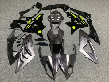 Carenado Moto BMW S1000RR 2009-2014 - Plata Negro Brillante Verde
