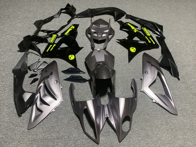Carenado Moto BMW S1000RR 2009-2014 - Plata Negro Brillante Verde
